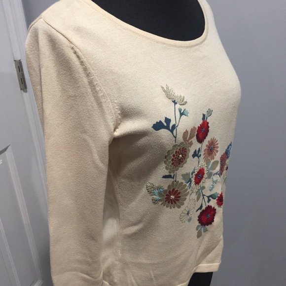 Kate Hill Knit Long Sleeve Small, Scoop Neck - Picture 5 of 7